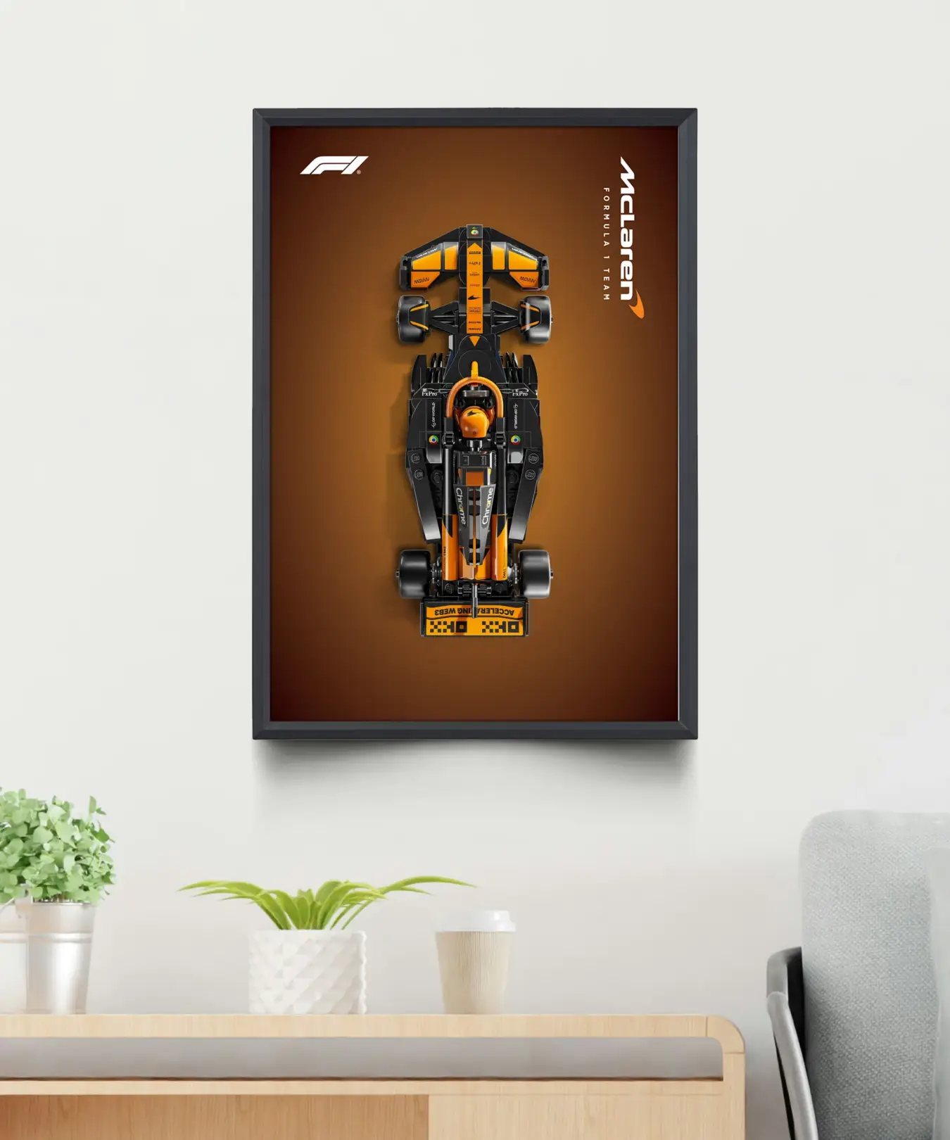21x30 cm (A4) Wall Display Frame For LEGO® Speed Champions | McLaren F1® 77251